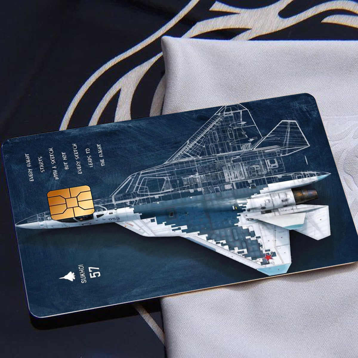 1 Set of 4 Exquisite Pattern Stickers, Fighter Jets, F22, Party Gifts, Suitable for EBT, Transportation, Keys, Credit Cards, Debit Cards, Bank Card Protection, Matte Texture, Digital Printing, Suitable for Small Credit Card P