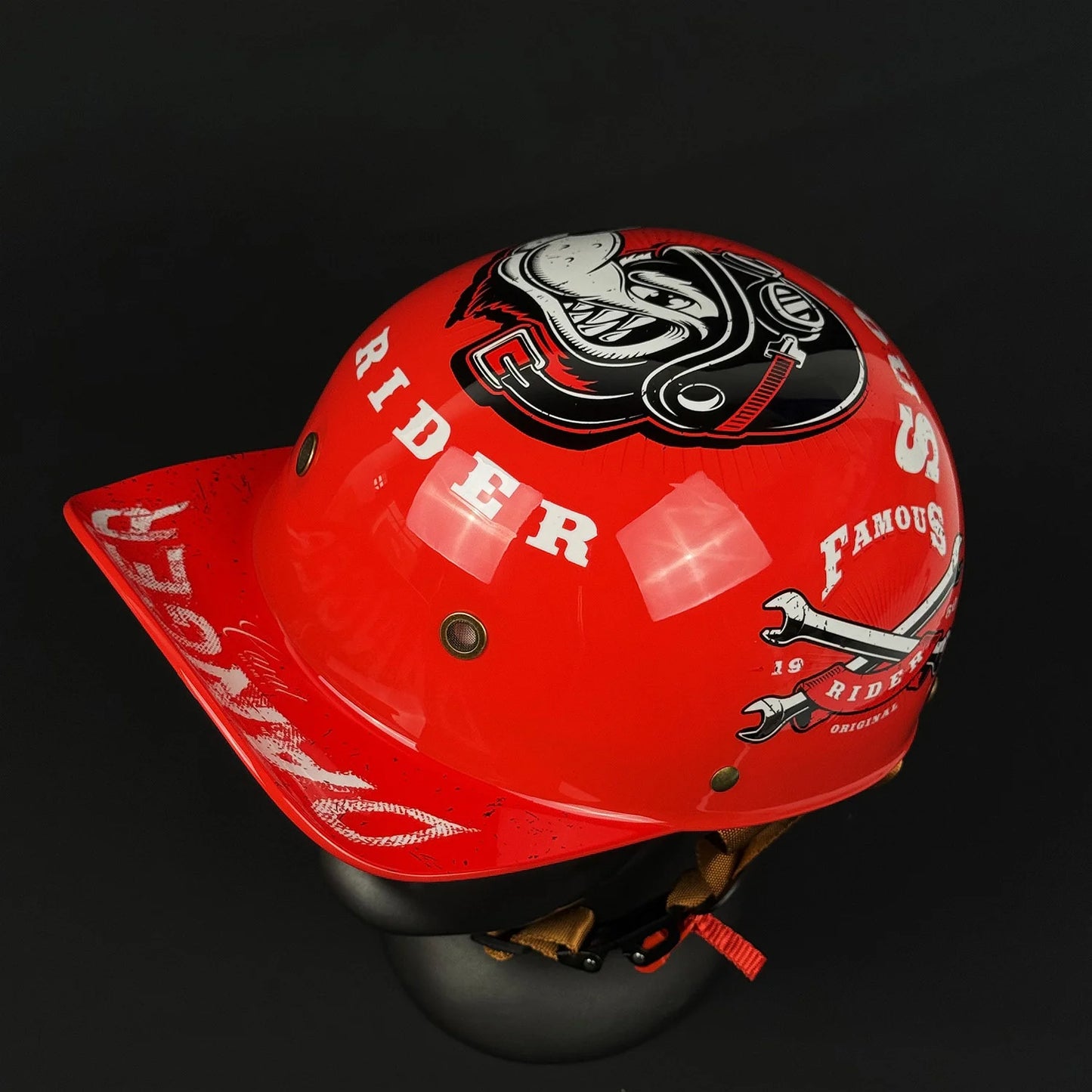 03 New Retro Helmet Half Face Windshield Motorcycle Helmet Men Women Scooter Casco Motorbike Cycling Helmet ABS Material