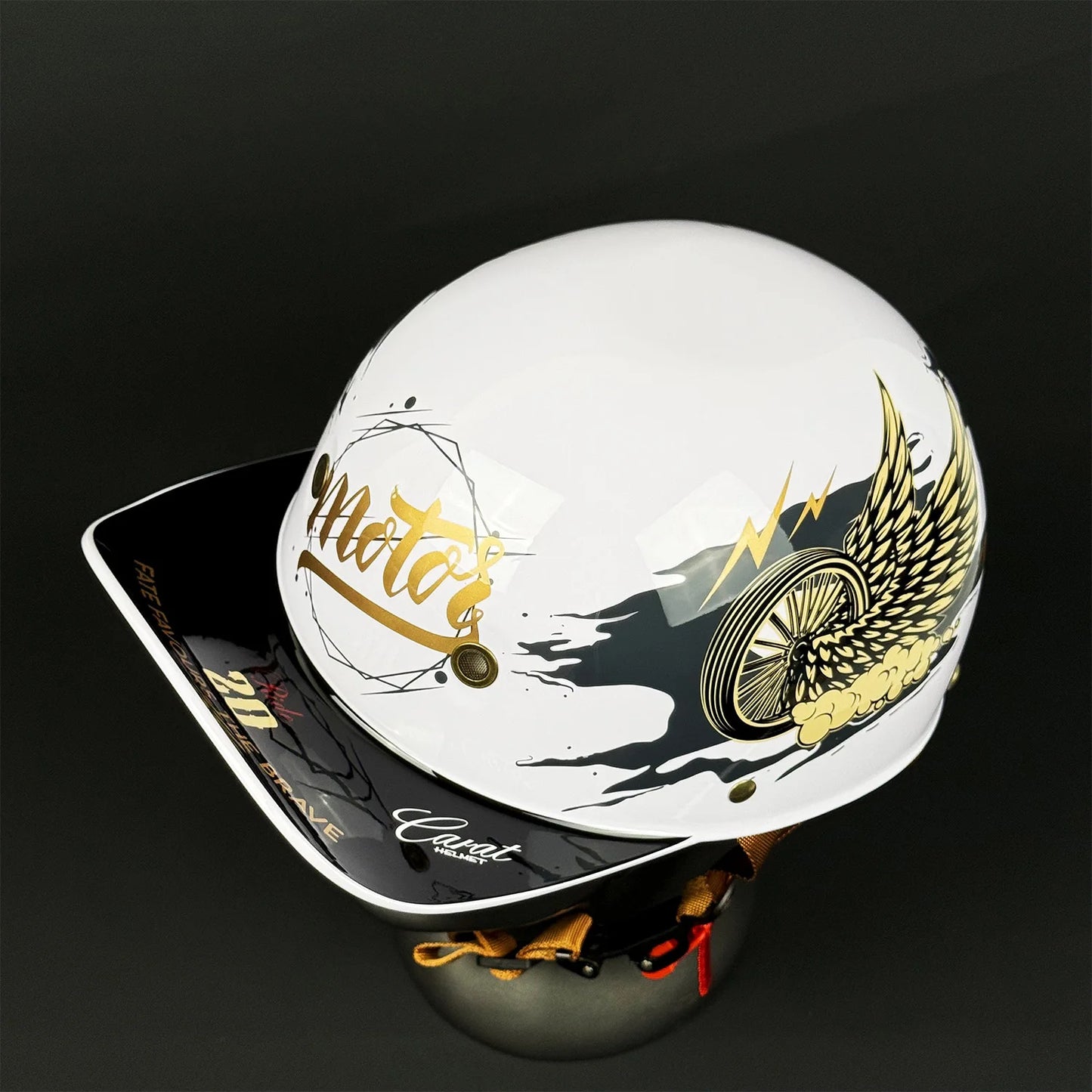 03 New Retro Helmet Half Face Windshield Motorcycle Helmet Men Women Scooter Casco Motorbike Cycling Helmet ABS Material