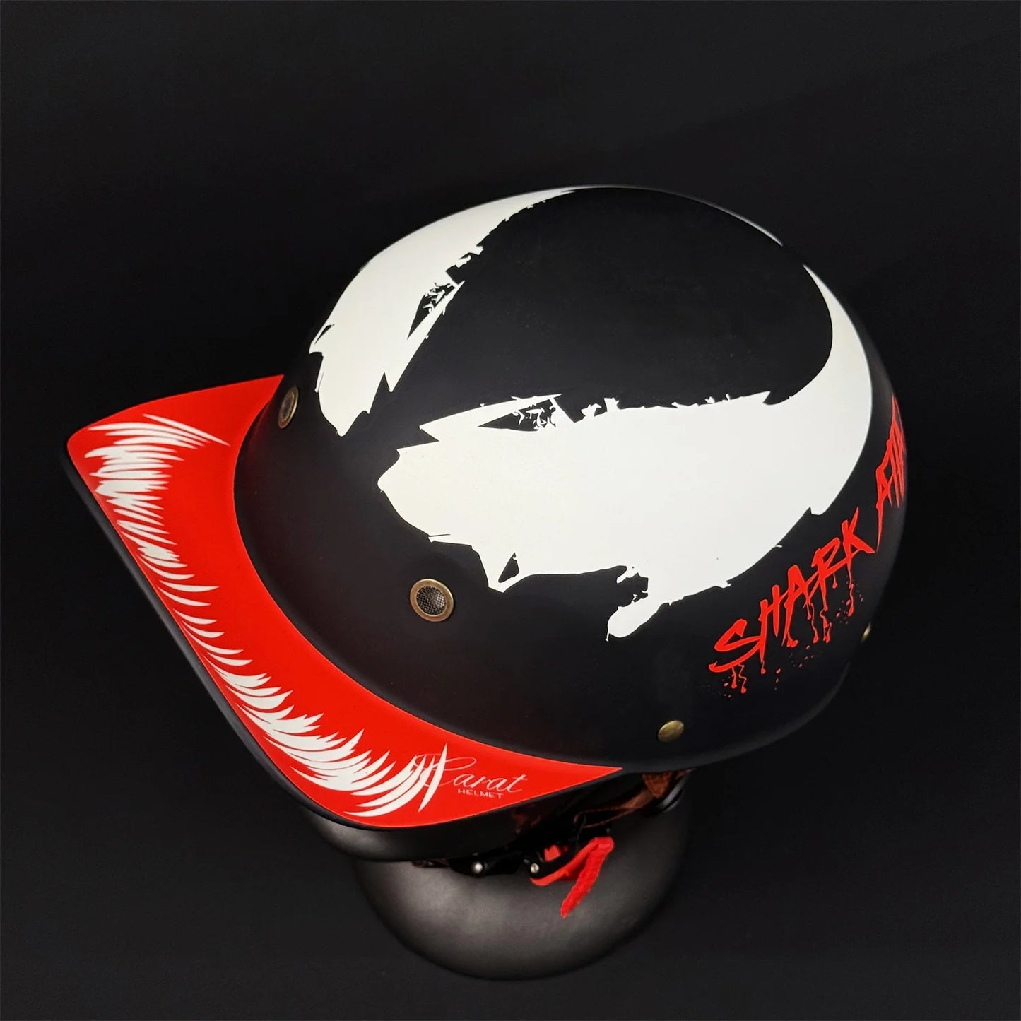 03 New Retro Helmet Half Face Windshield Motorcycle Helmet Men Women Scooter Casco Motorbike Cycling Helmet ABS Material
