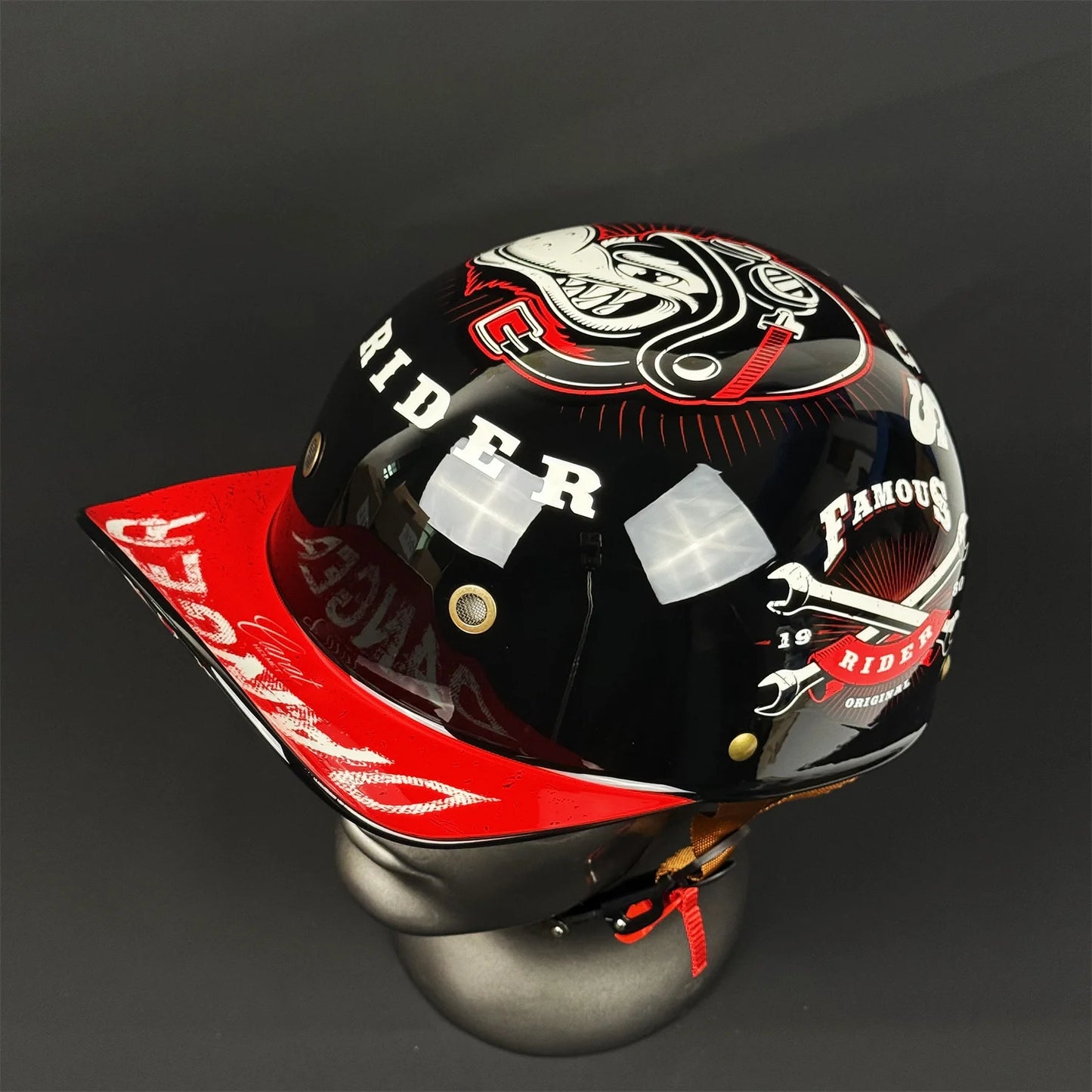 03 New Retro Helmet Half Face Windshield Motorcycle Helmet Men Women Scooter Casco Motorbike Cycling Helmet ABS Material