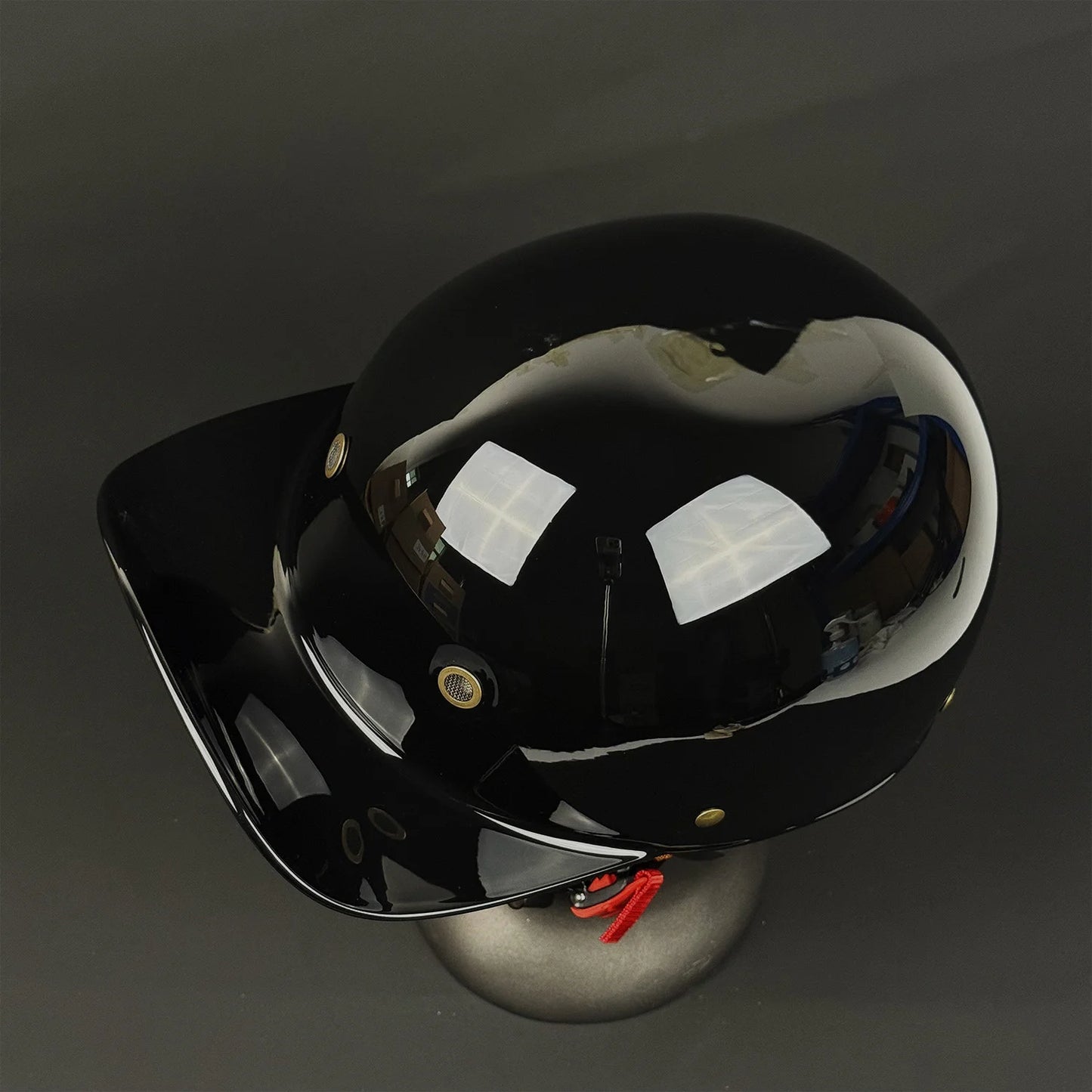 03 New Retro Helmet Half Face Windshield Motorcycle Helmet Men Women Scooter Casco Motorbike Cycling Helmet ABS Material