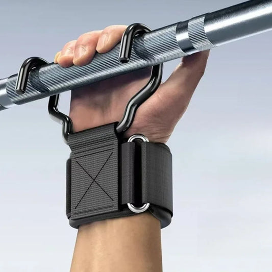 1 Pair Pull Up Assist Hooks Home Gym Stretching Aid for Deadlifts Non-Slip Workout Hooks Fitness Training Accessories