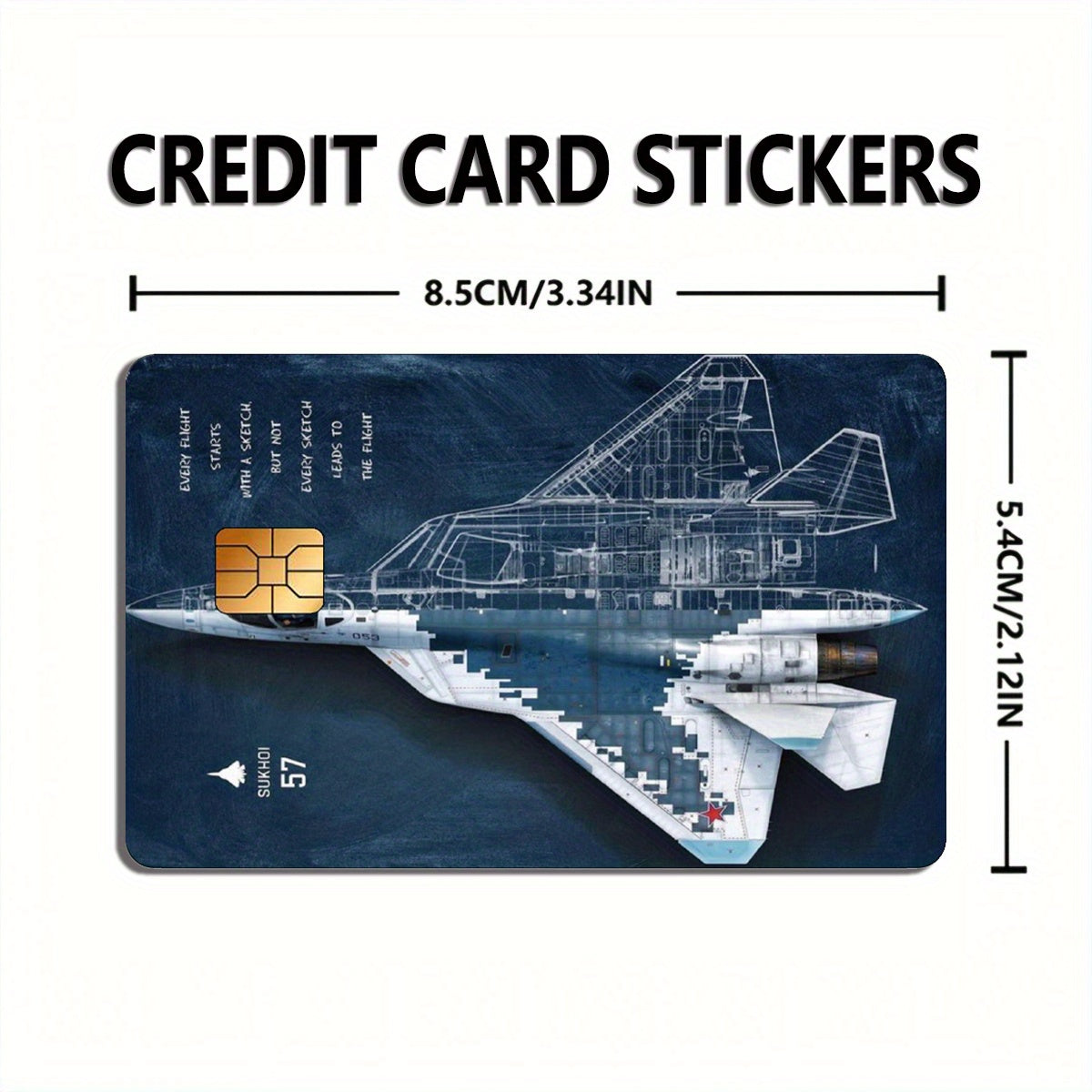 1 Set of 4 Exquisite Pattern Stickers, Fighter Jets, F22, Party Gifts, Suitable for EBT, Transportation, Keys, Credit Cards, Debit Cards, Bank Card Protection, Matte Texture, Digital Printing, Suitable for Small Credit Card P