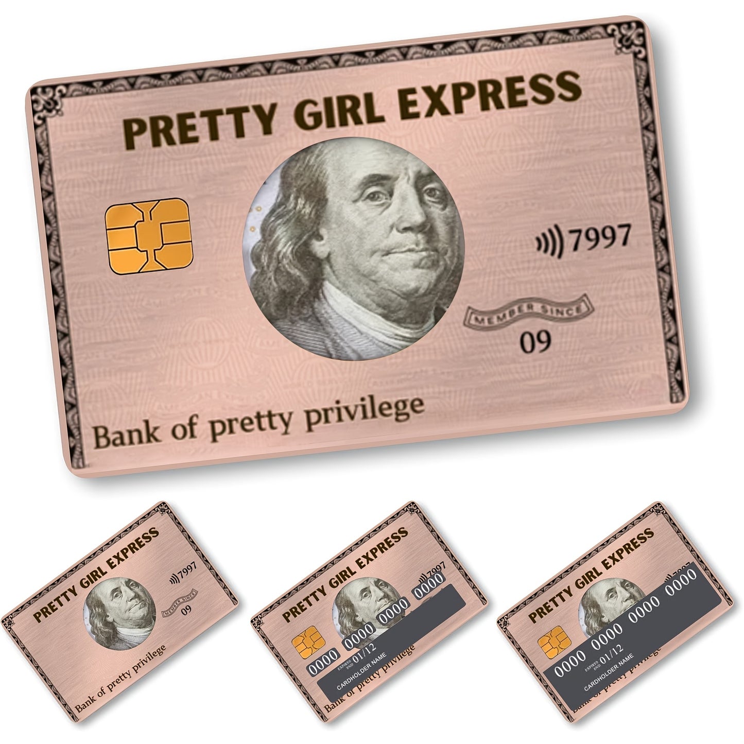 1 set of 4 thickened frosted art and interesting creative illustrations credit card stickers suitable for credit cards, bank cards, debit cards, bus cards, removable self-adhesive decorative card stickers, scratch-resistant,